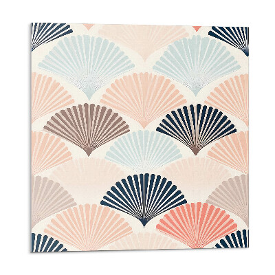 Panou decorativ pvc Valuri cu motiv de evantai