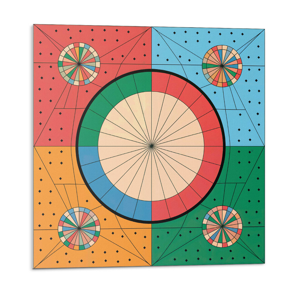 Panou decorativ Model geometric cu cercuri