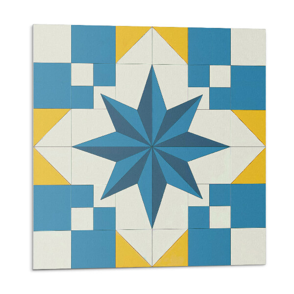 Panou decorativ pvc Model de stea într-o compoziție geometrică