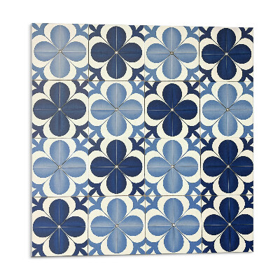 Panou decorativ Forme florale în geometrie