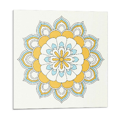Panou perete Mandala florală într-un stil artistic