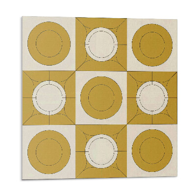 Panou decorativ pvc Un motiv modern cu forme rotunde