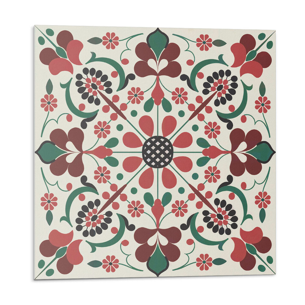 Panou decorativ Armonie florală într-un stil simetric