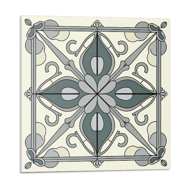 Panou perete Motiv floral cu detalii decorative