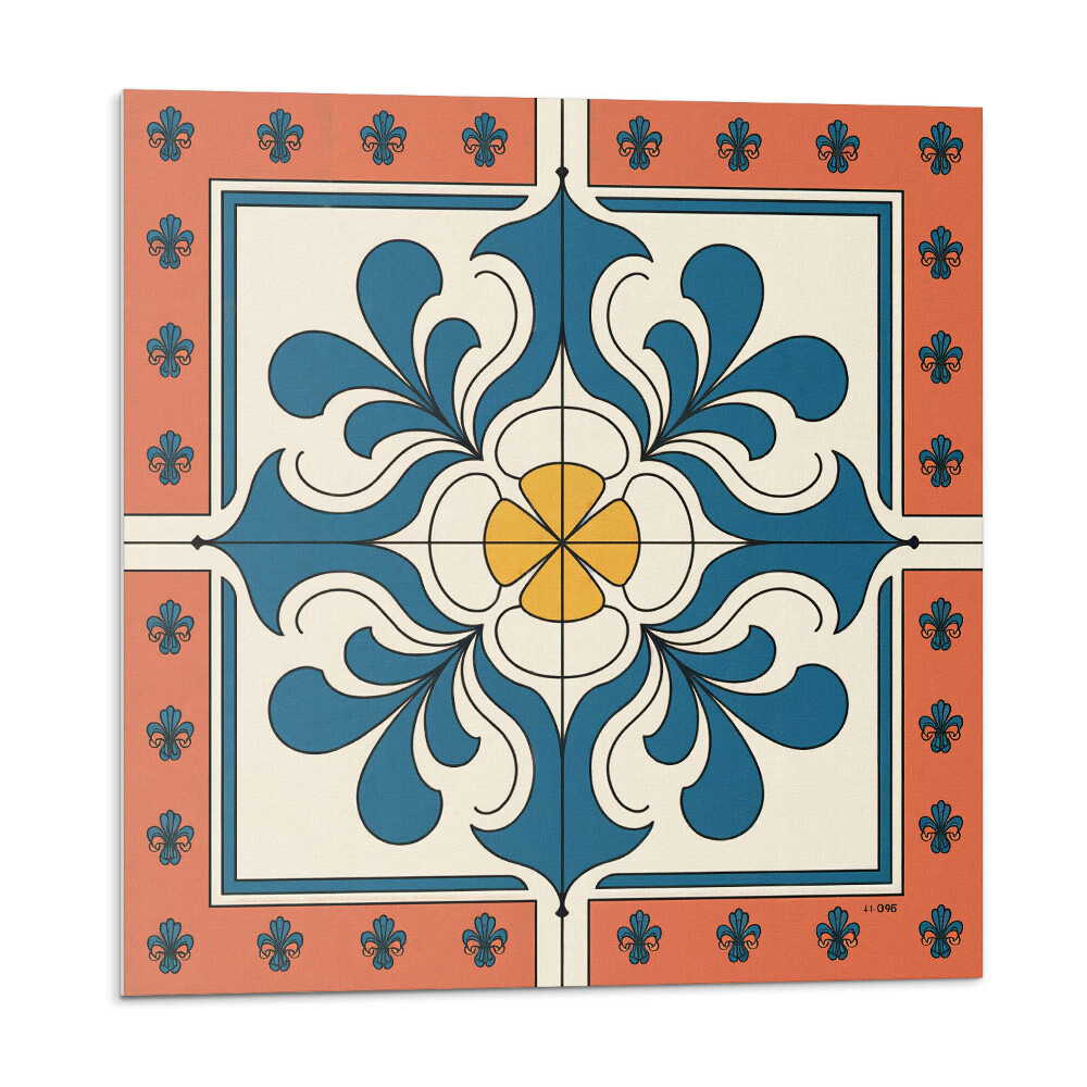 Panou decorativ pvc Motiv floral în stil popular