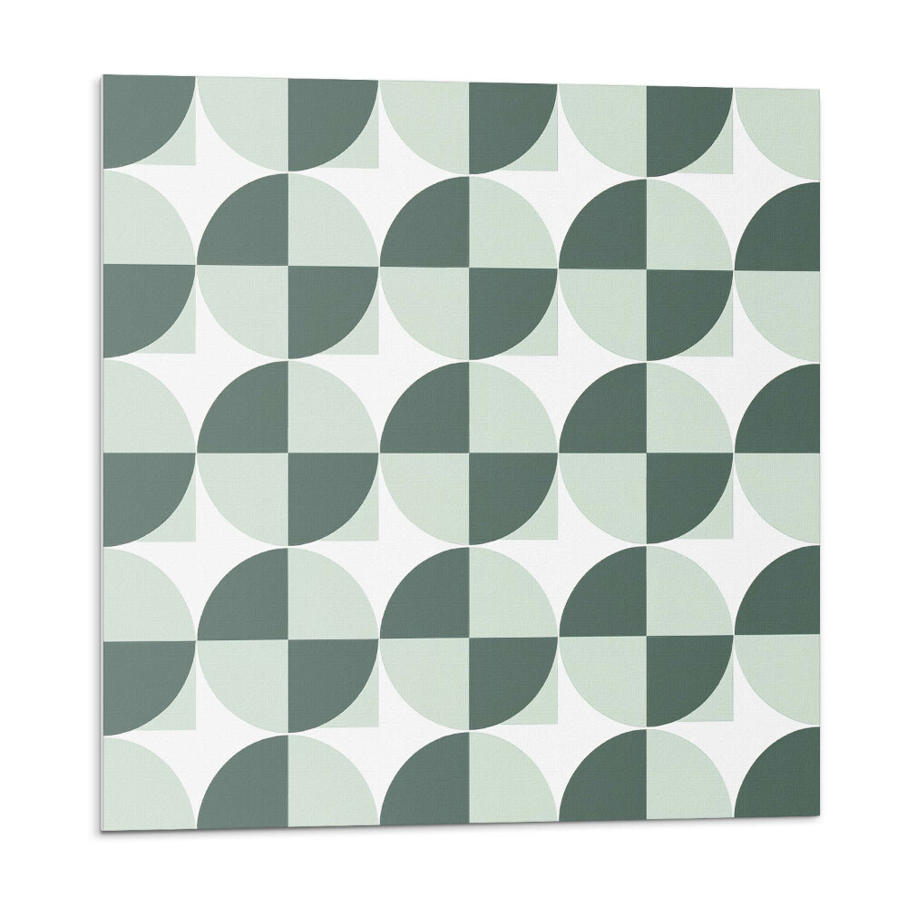 Panou decorativ pvc Cercuri și pătrate în stil geometric