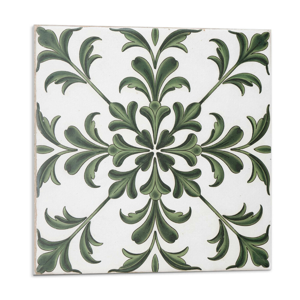 Panou decorativ Model vegetal pe ceramică