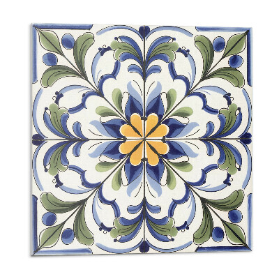 Panou decorativ pvc Motiv floral în stil ceramic