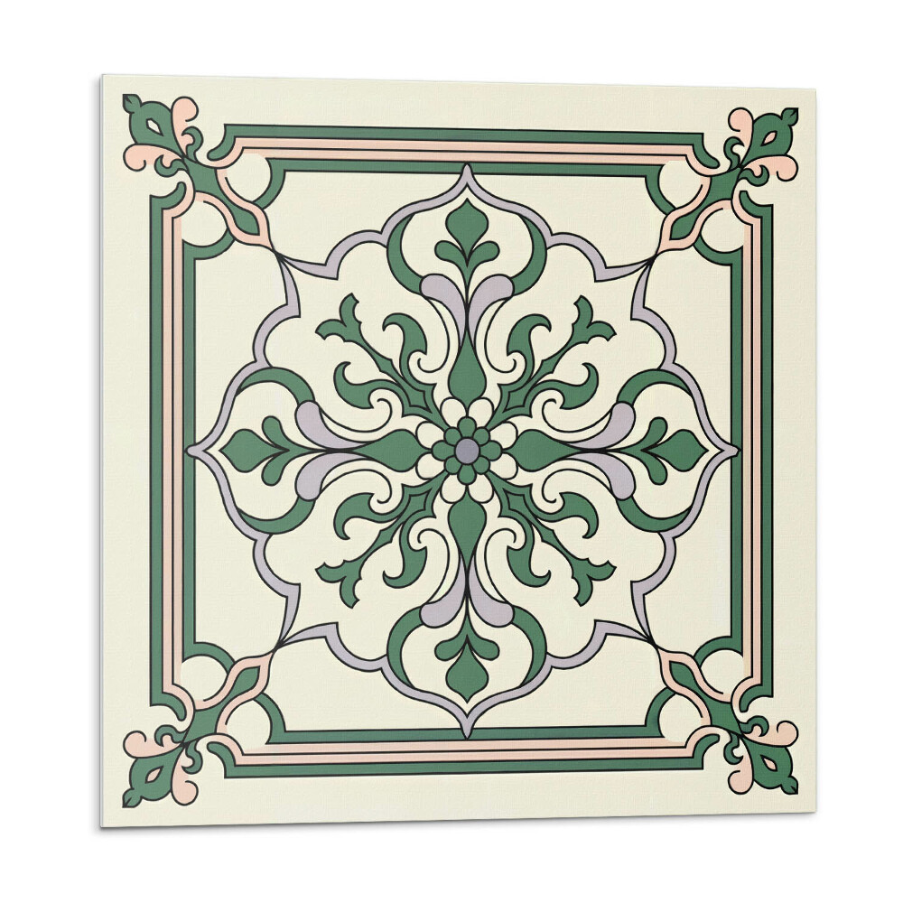 Panou decorativ pvc Motiv floral cu detalii decorative