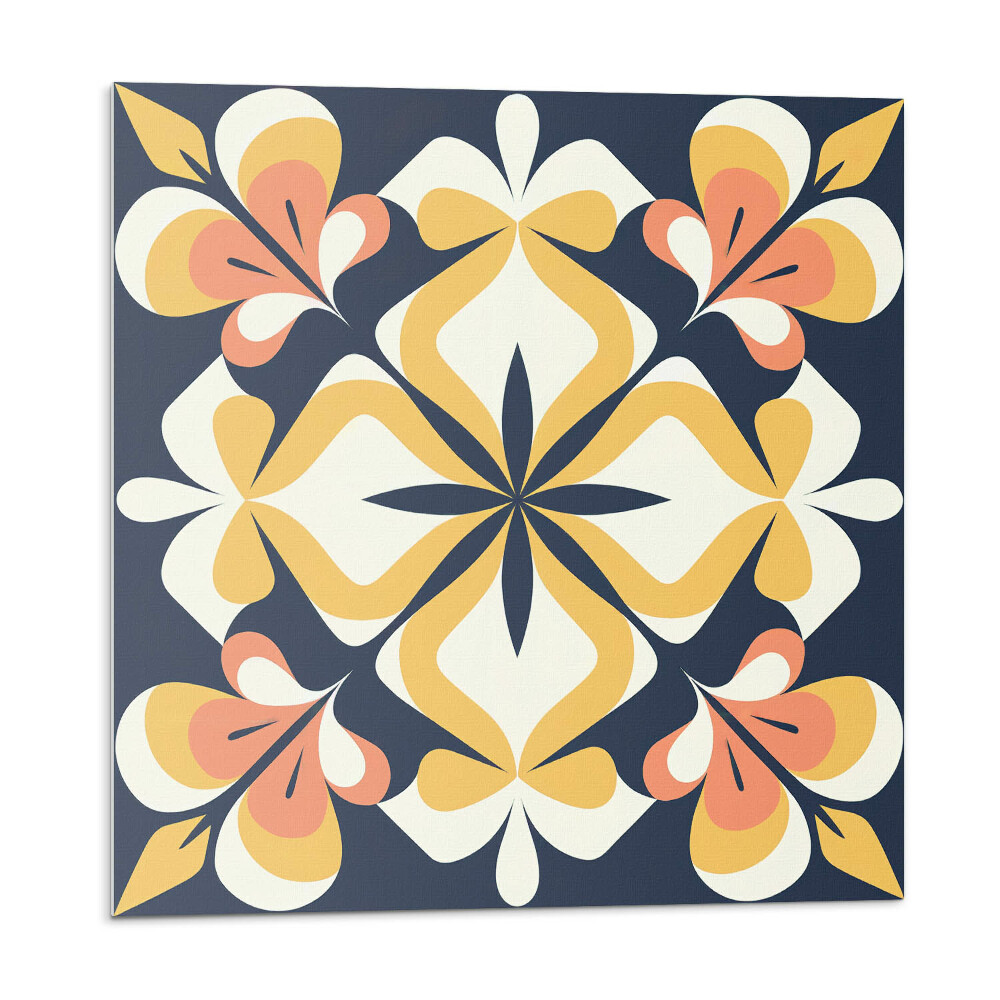 Panou decorativ pvc Motiv floral sub formă de geometrie