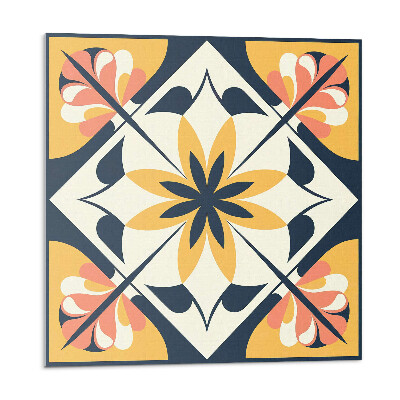 Panou decorativ pvc Motiv floral în forme de diamant