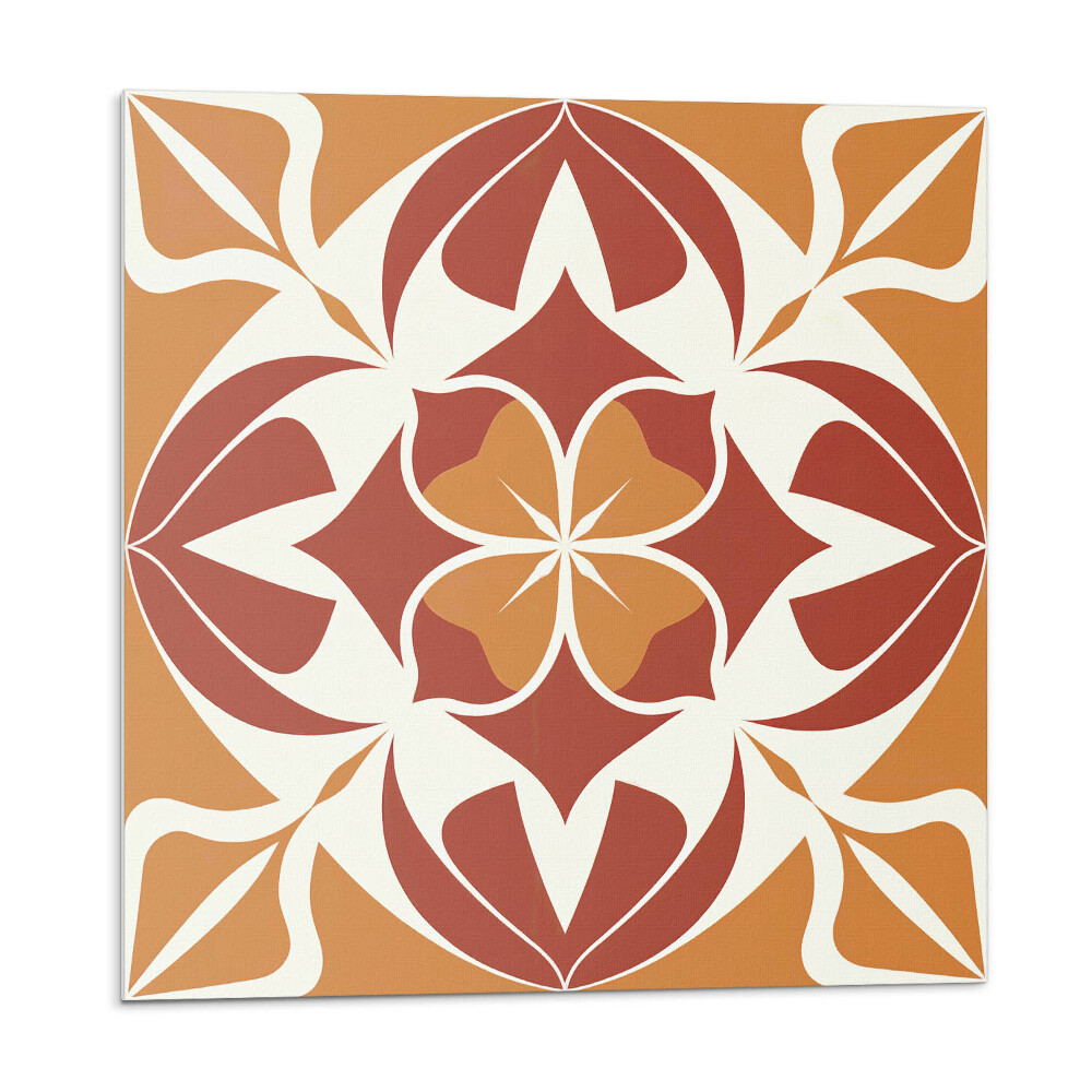 Panou perete Un motiv vegetal într-un aranjament simetric