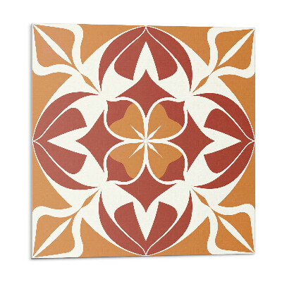 Panou perete Un motiv vegetal într-un aranjament simetric