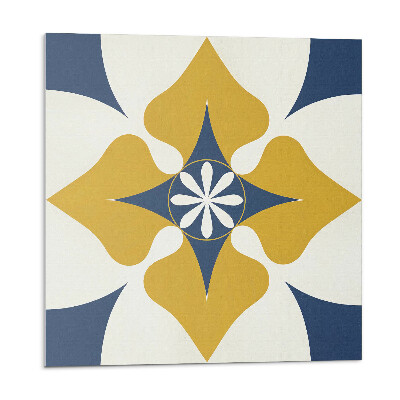 Panou decorativ Un motiv floral cu o formă armonizată