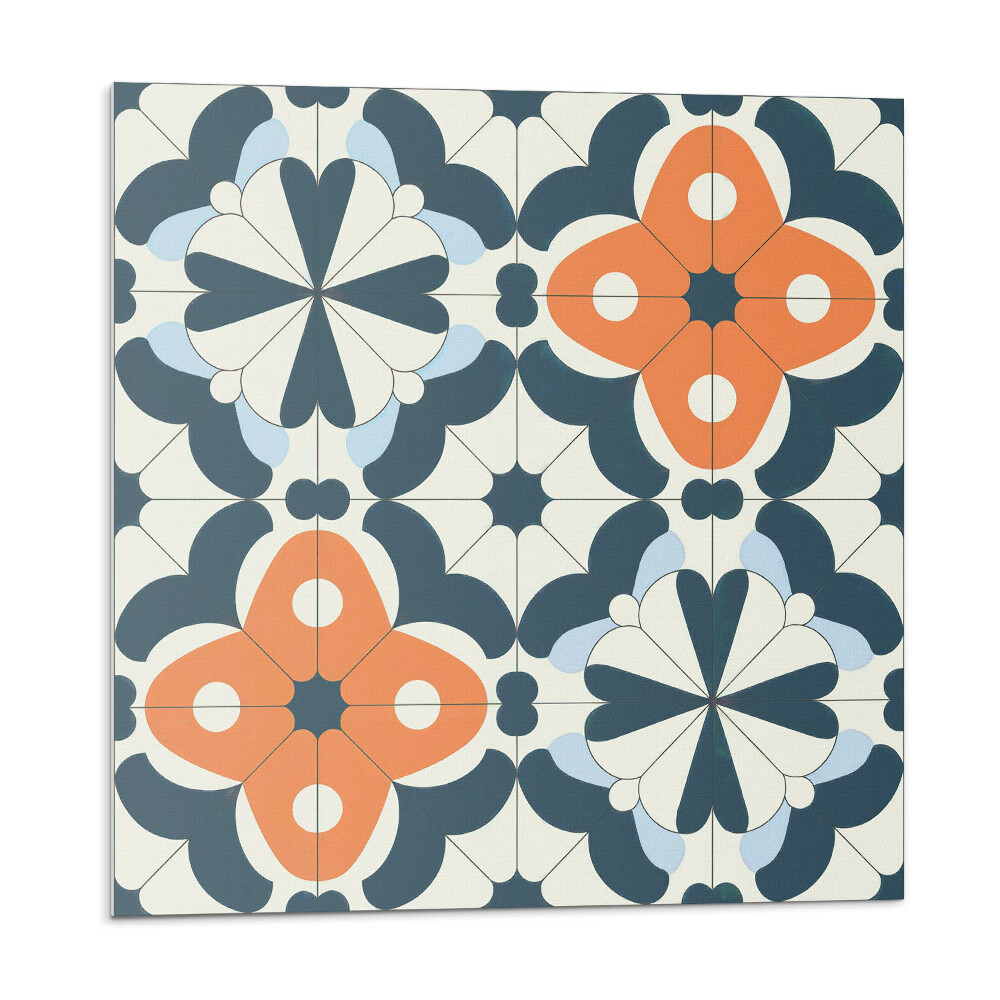 Panou perete Motiv floral în plăci