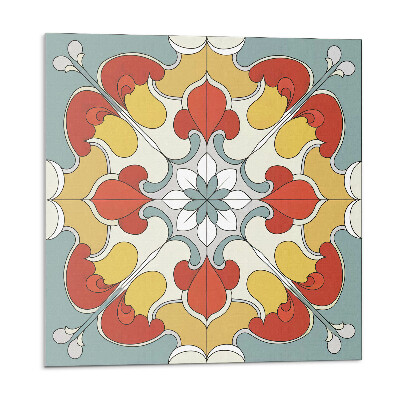 Panou decorativ Mandala florală în stil etnic