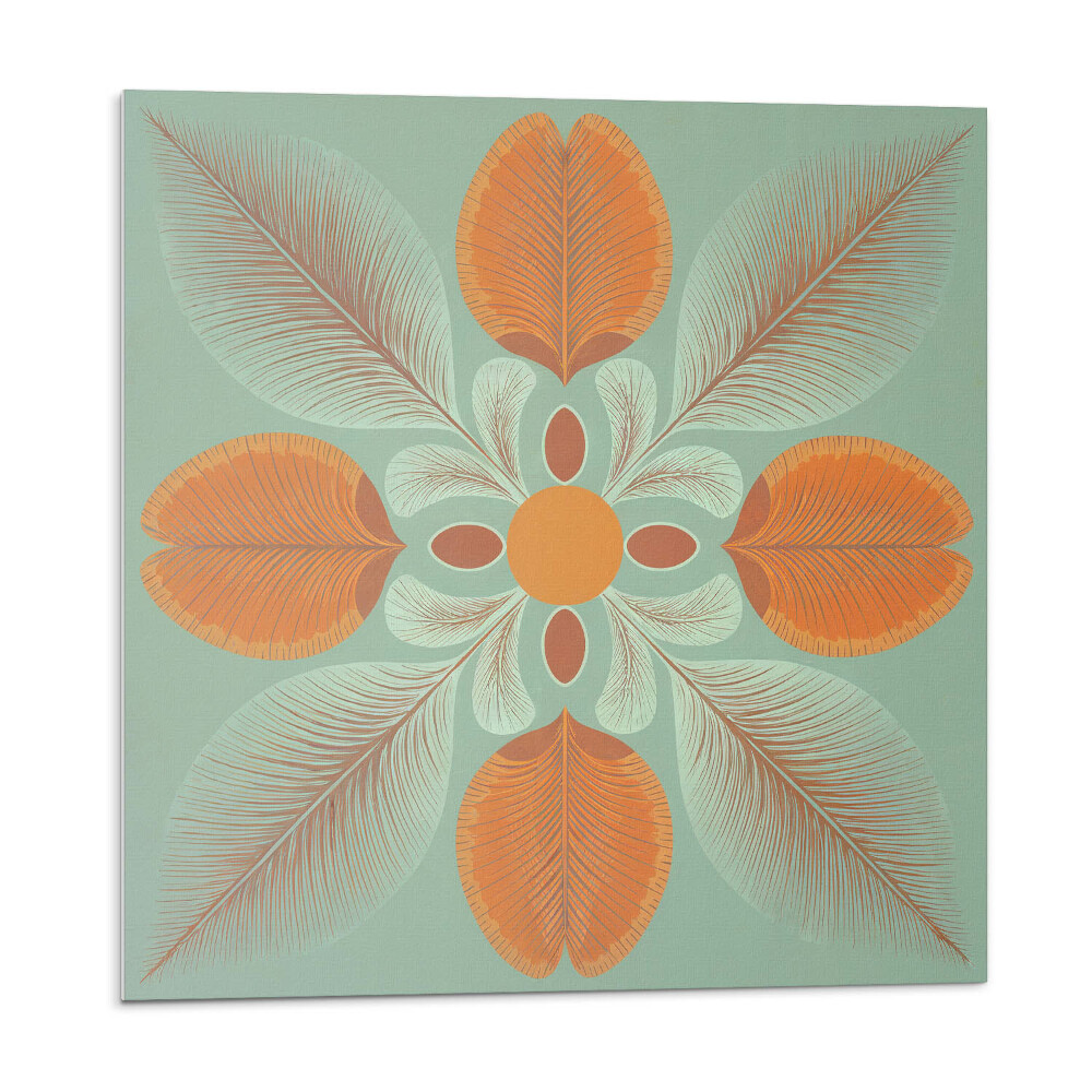 Panou decorativ pvc Motiv floral cu frunze