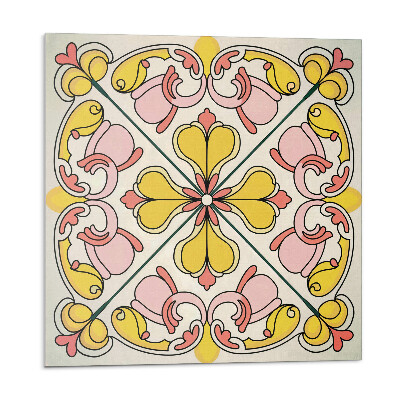 Panou decorativ Motiv floral cu detalii decorative