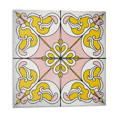 Panou perete Motiv floral în plăci