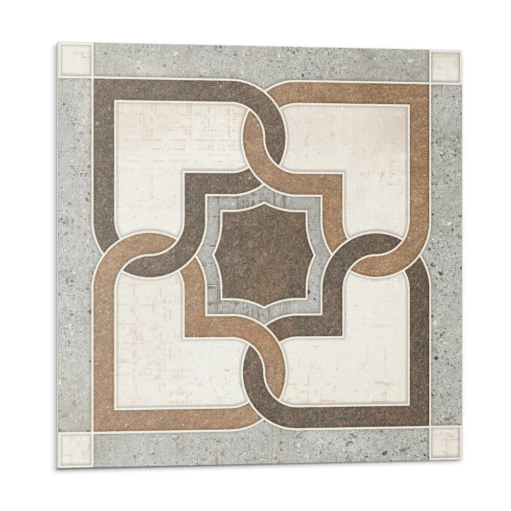 Panou perete Model cu plăci într-un stil geometric