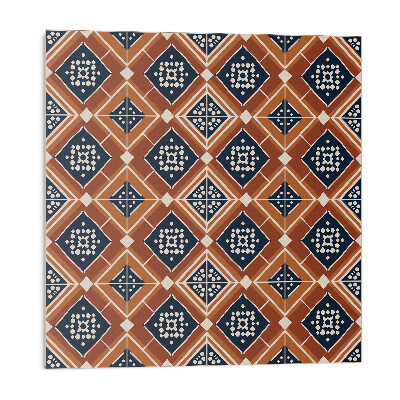 Panou decorativ pvc Geometrie în nuanțe de maro și alb