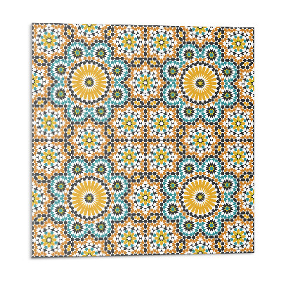 Panou perete Motiv mozaic cu accente florale