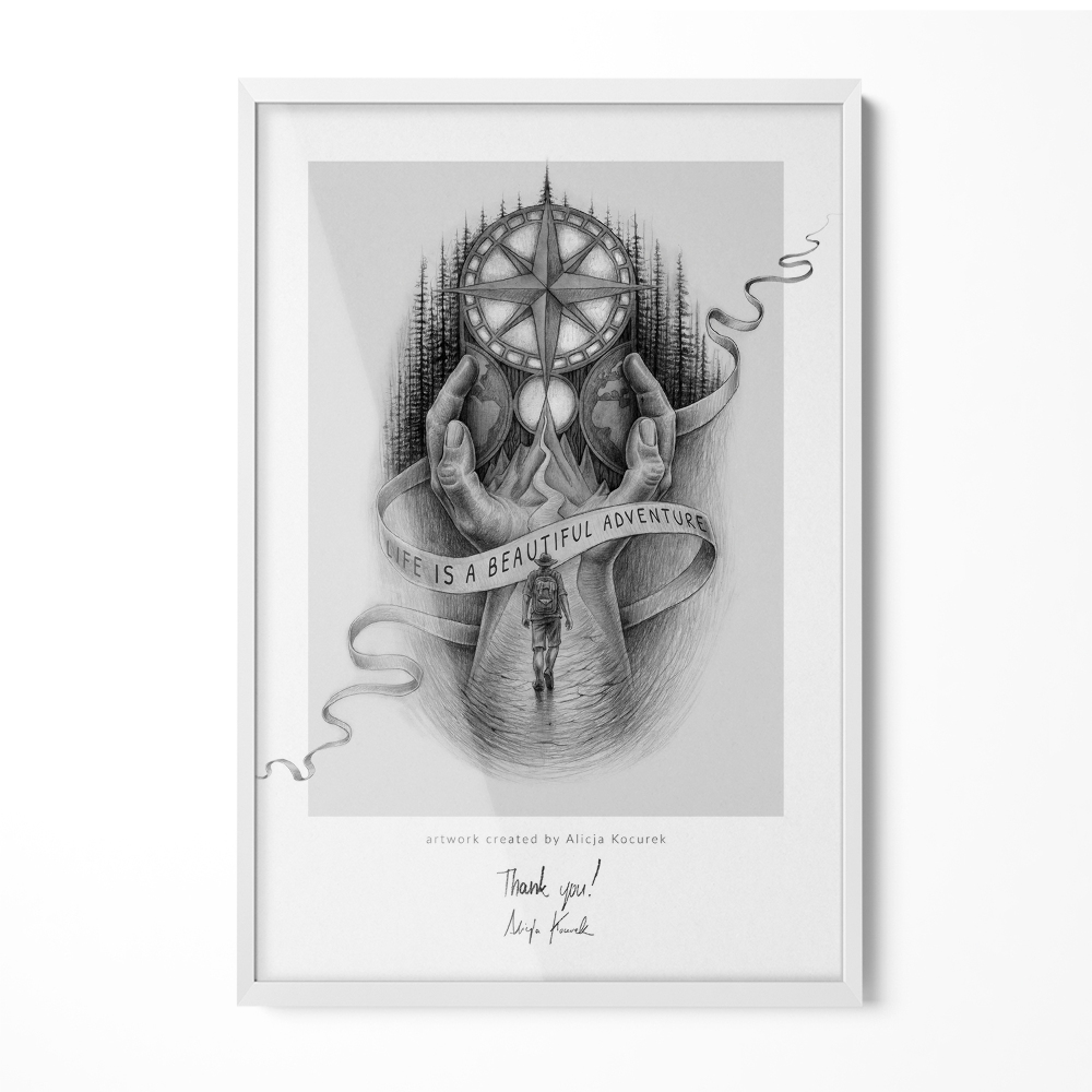 Ramă foto alba 40x60 cm