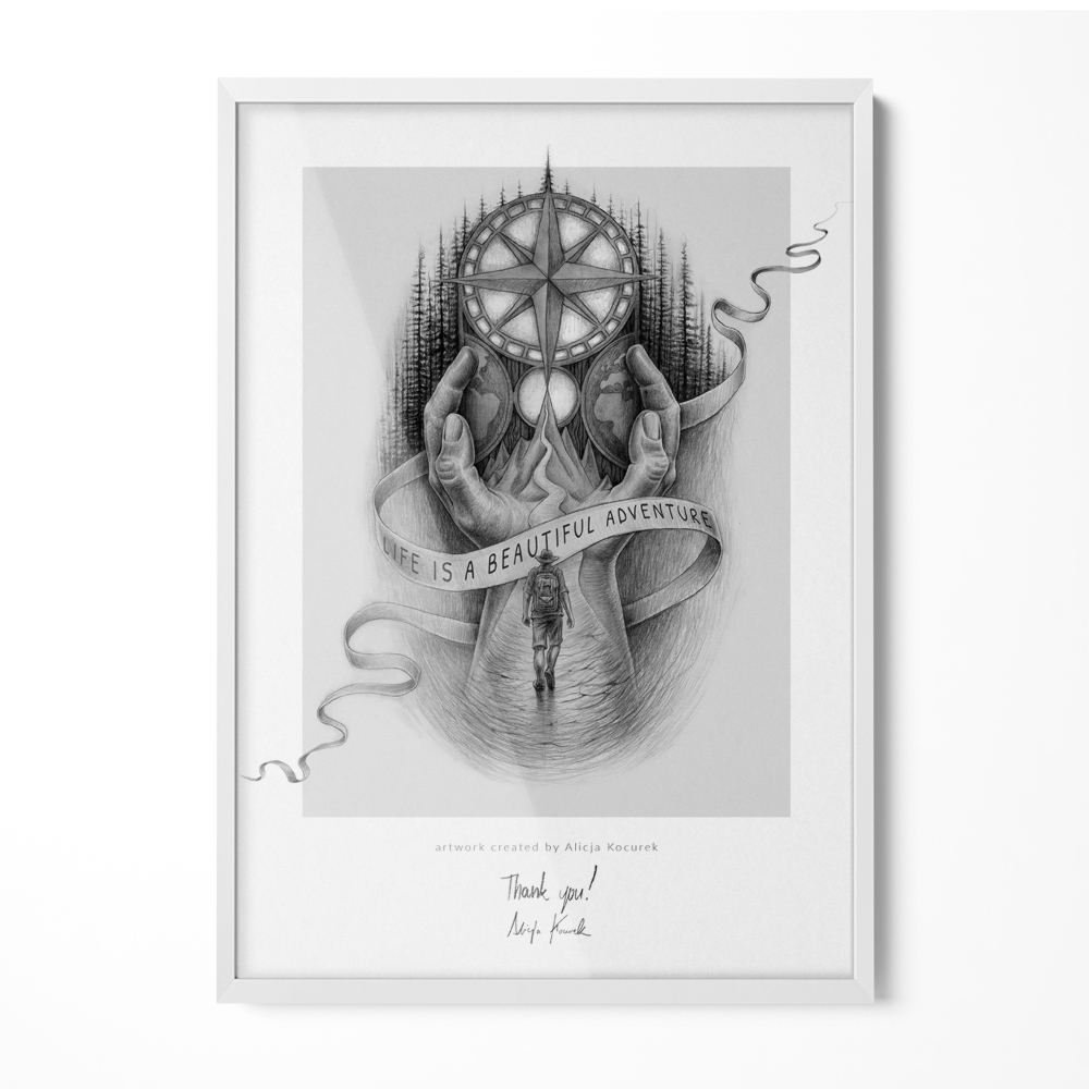 Ramă foto alba 70x100 cm