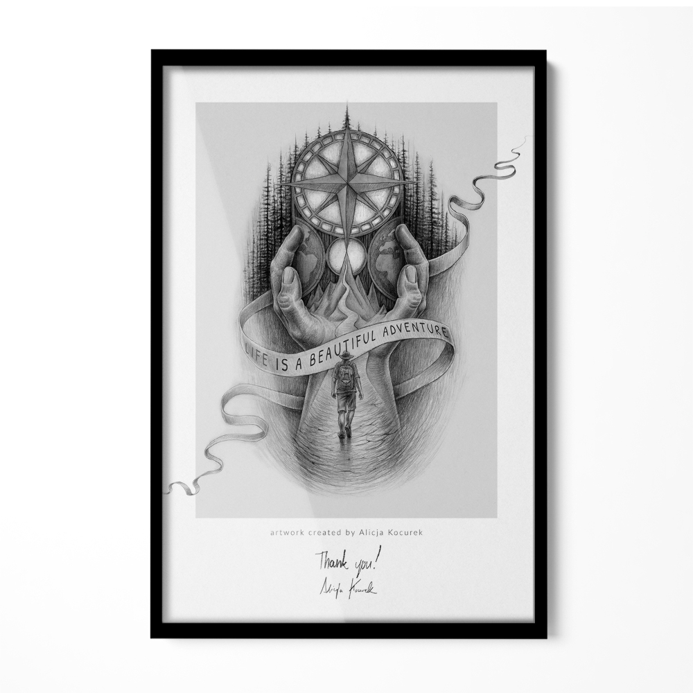 Rama foto neagra 40x60