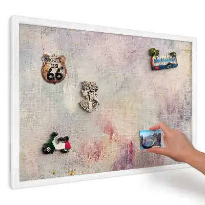 Panou magnetic decorativ cu design Lumina pastelată estompează