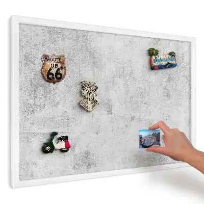 Panou magnetic decorativ cu aspect de beton gri