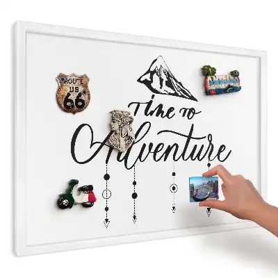 Tablă magnetică de perete cu motiv montan elegant