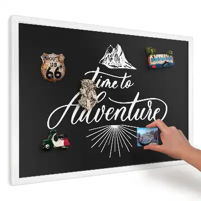 Panou magnetic decorativ cu litere tipografice montane