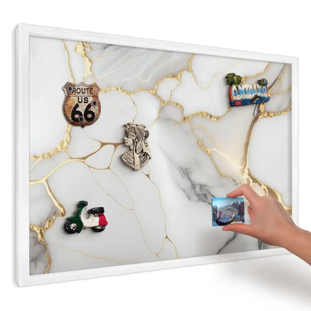 Panou magnetic decorativ cu temă dinamică elegantă
