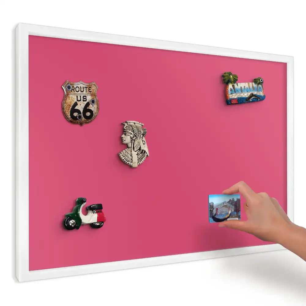 Panou magnetic decorativ cu design Eleganță pastelată roz energică