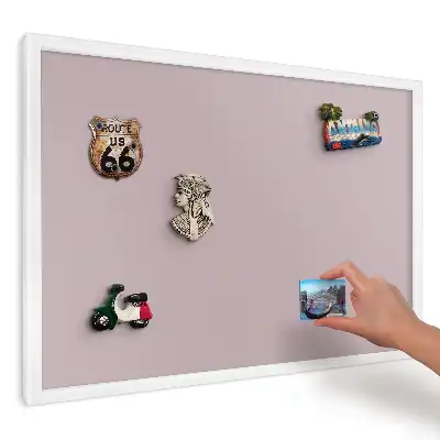Panou magnetic decorativ Minimalism roz delicat