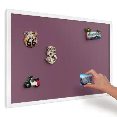 Tablă magnetică de perete în nuanță violet intens
