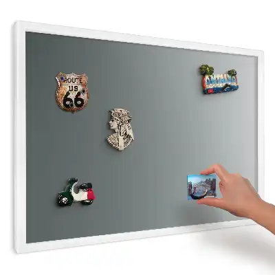 Tablă magnetică de perete cu gradient în nuanțe de albastru marin și albastru
