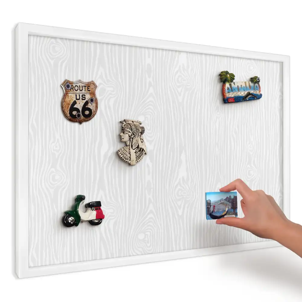 Panou magnetic decorativ cu design modern din lemn