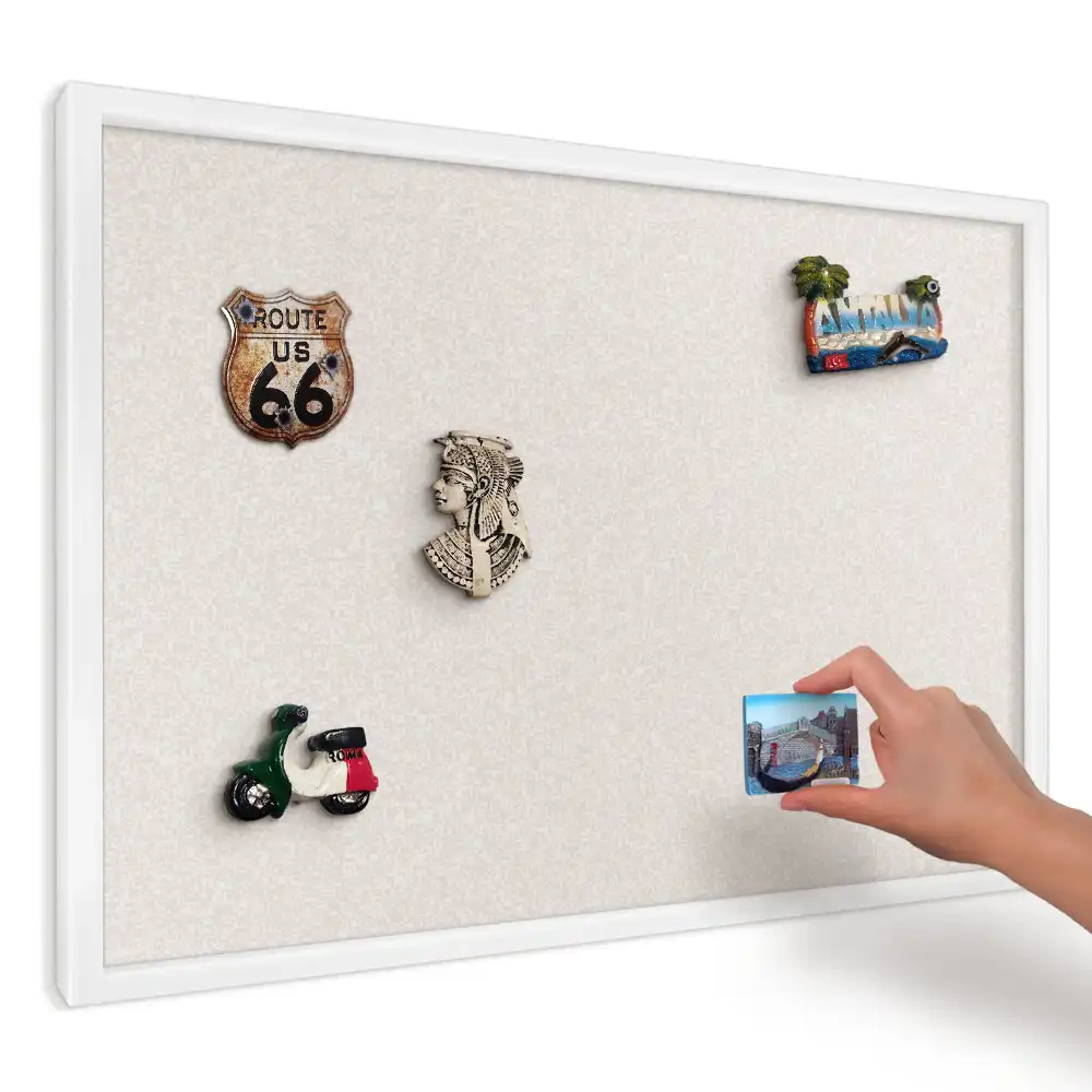 Panou magnetic decorativ cu textură cremoasă subtilă