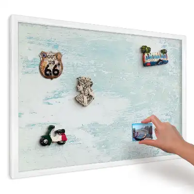 Panou magnetic decorativ cu design uniformă albastră și gri