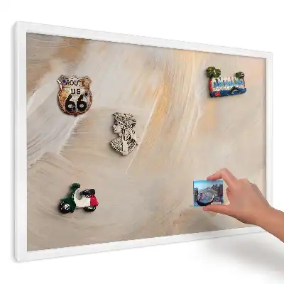Tablă magnetică de perete Joc subtil de pensulare