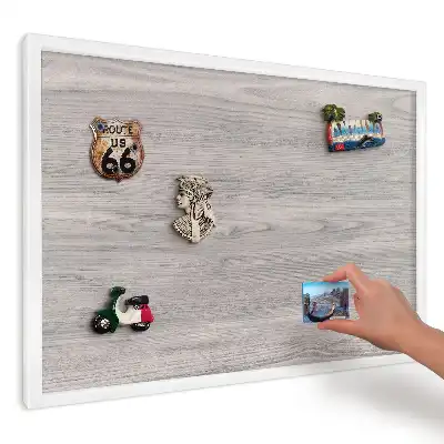 Panou magnetic decorativ cu aspect de lemn gri