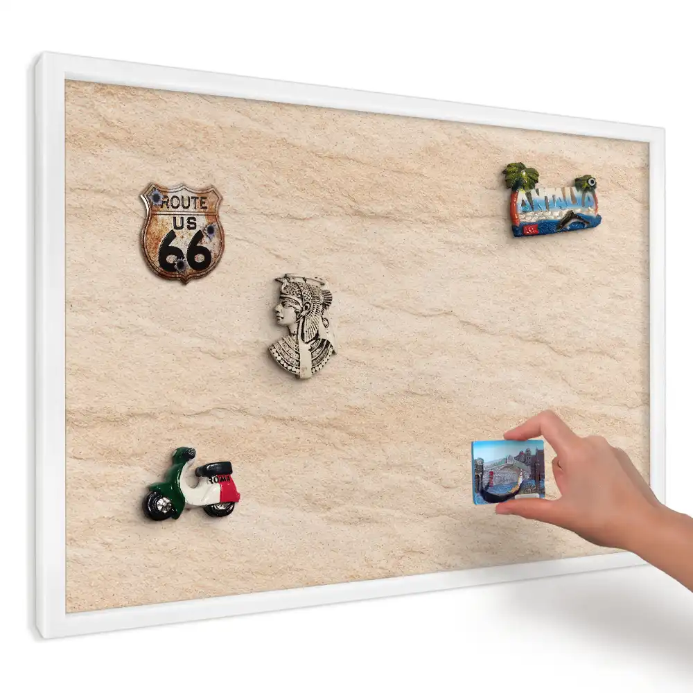 Panou magnetic decorativ cu textură caldă și calmă