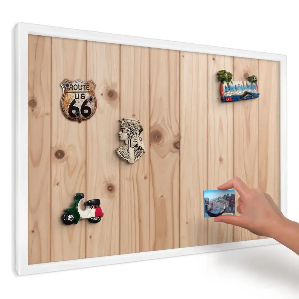Panou magnetic decorativ cu aspect de plăci din fibră vizibilă