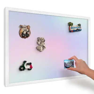 Panou magnetic decorativ cu design delicat în forme pastelate