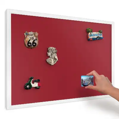 Panou magnetic decorativ stil minimalist burgund