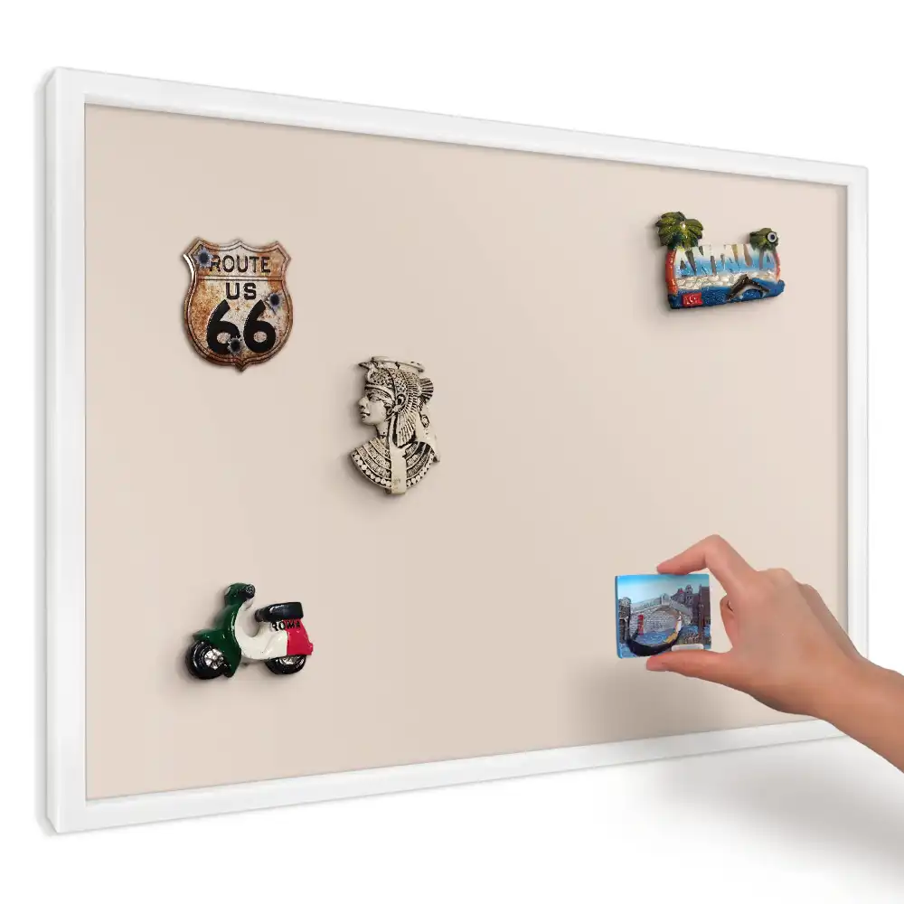 Panou magnetic decorativ Simplitate subtilă bej