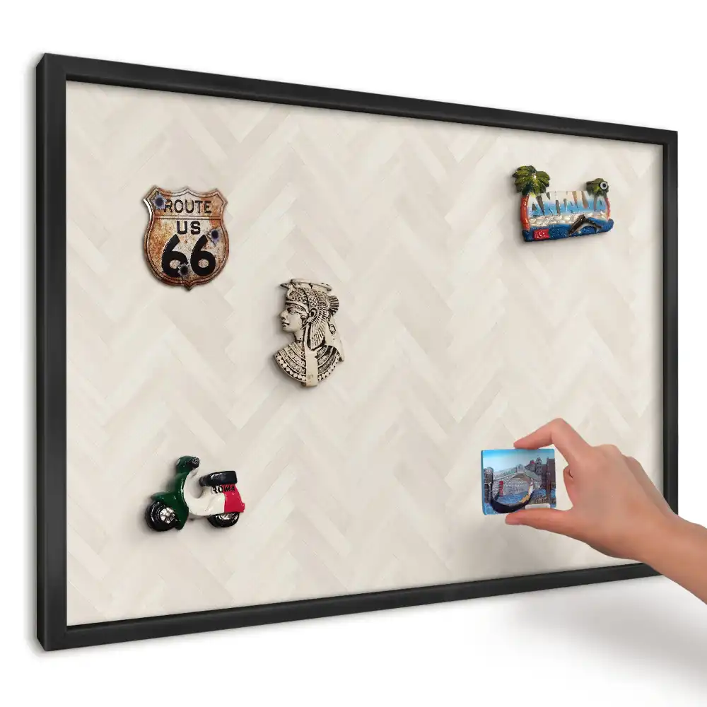 Panou magnetic pentru magneți de călătorie cu model spirală elegant și strălucitor