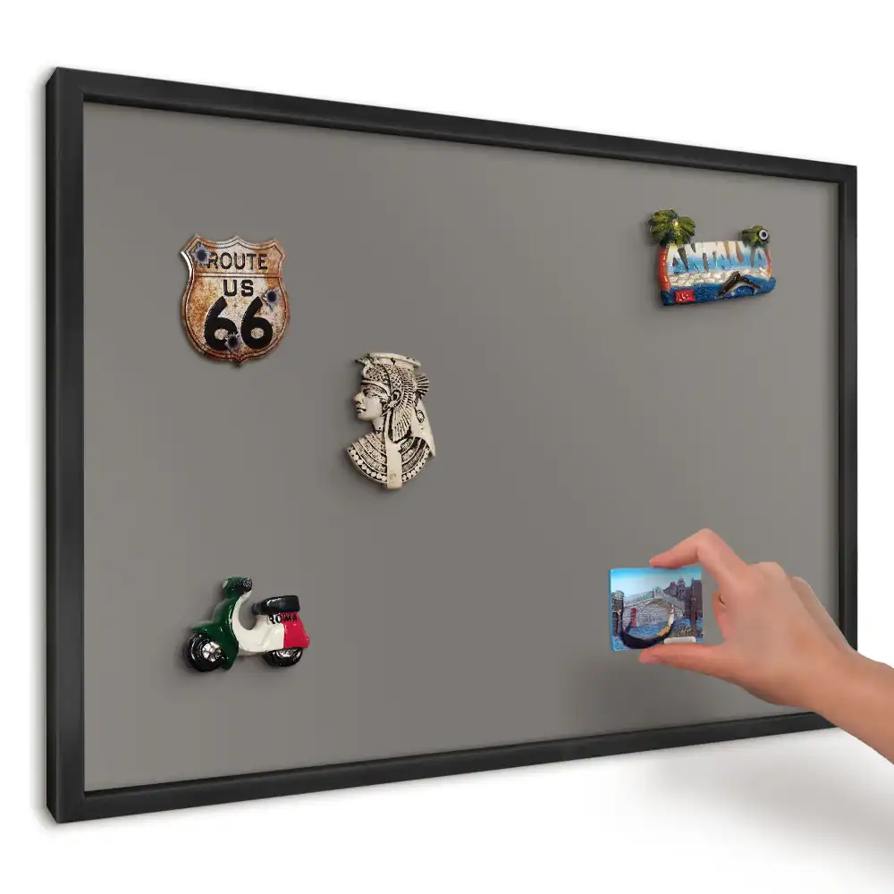 Tablă magnetică pentru magneți de frigider cu design elegant monocromatic